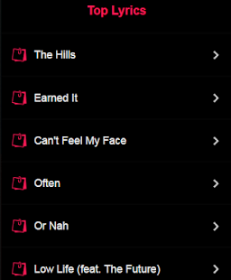 How to get The Weeknd Lyrics Hits patch 1.2 apk for android