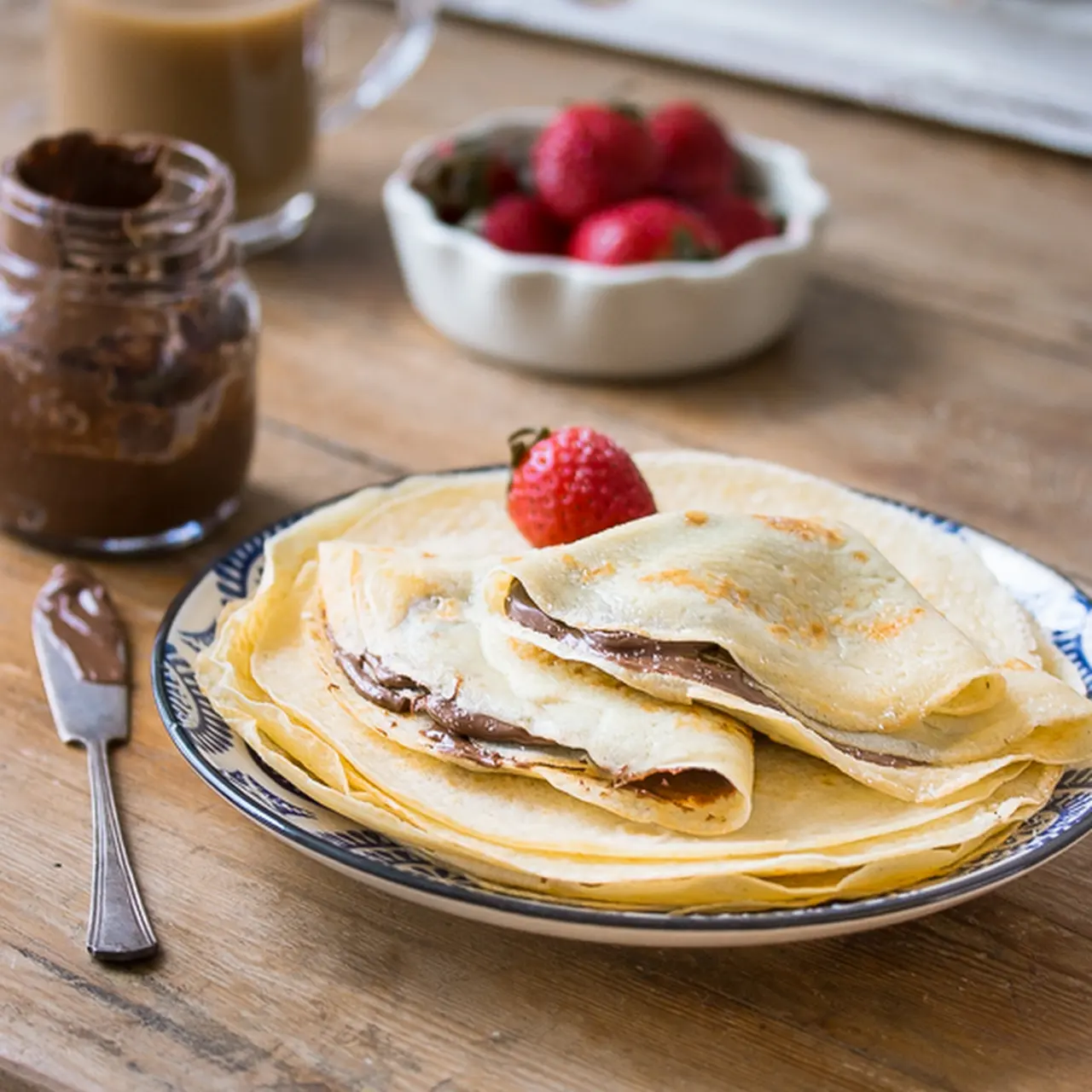 Sweet Crepes with Summer Fruits