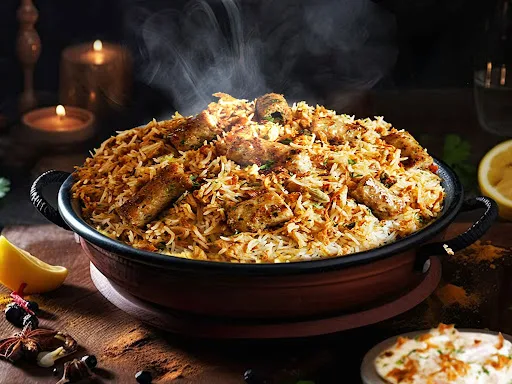 Chicken Seekh Biryani [Boneless, Serves 4]