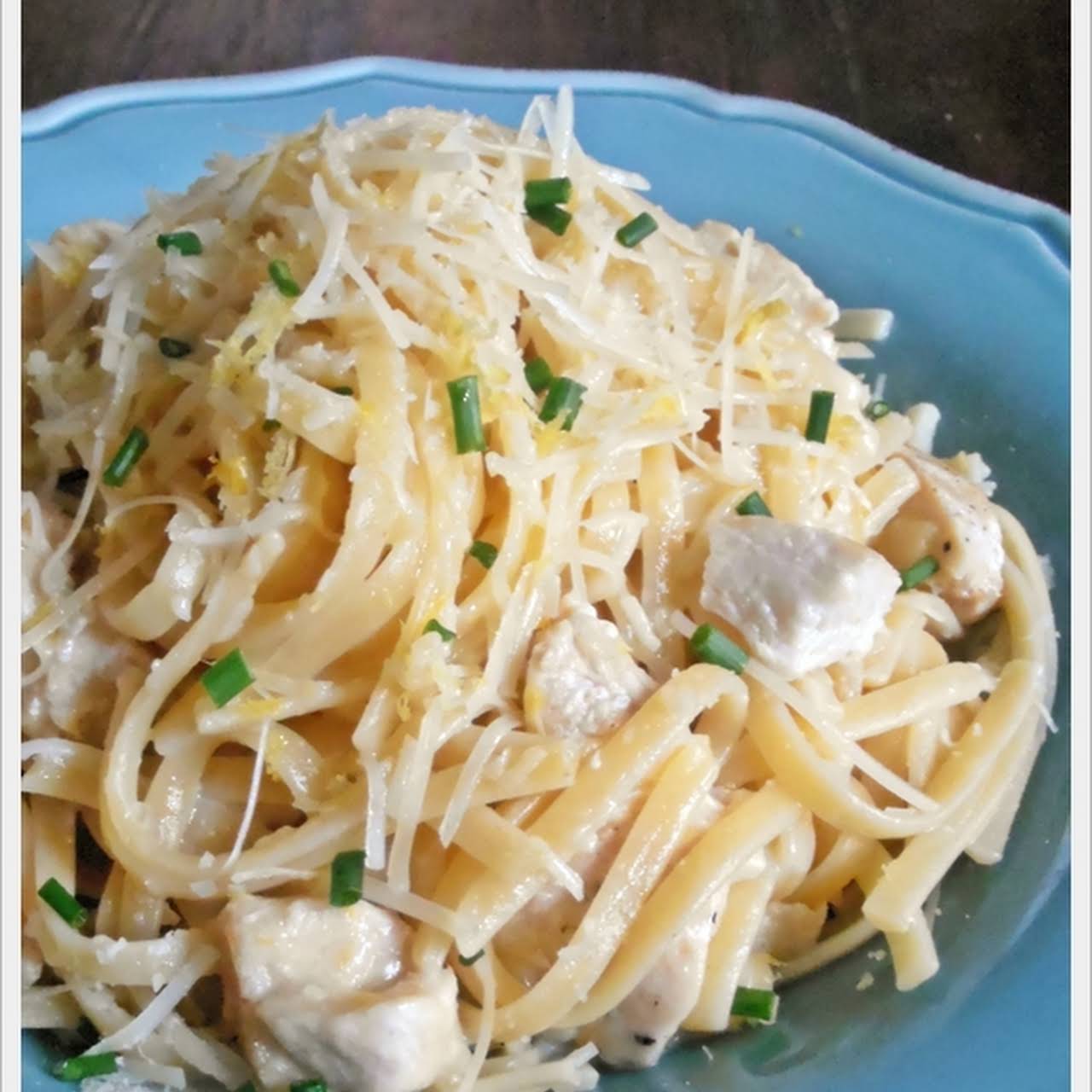 Lemon Parmesan Pasta  when Chicken