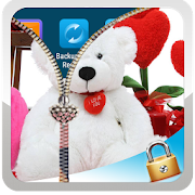 Teddy Bear Zipper Screen Lock 1.0 Icon