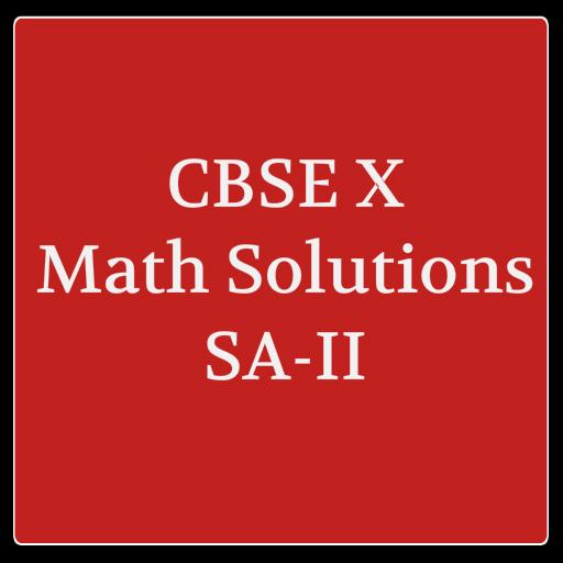 CBSE X Math Solutions SA-II