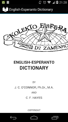 English-Esperanto Dictionary