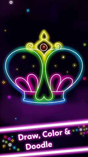 Screenshot Kids Doodle Glow Coloring Game