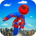 Icon Spider Stickman Rope Hero War