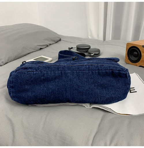 Title 10, Womens Washed Denim Retro Korean Type Shoulder...