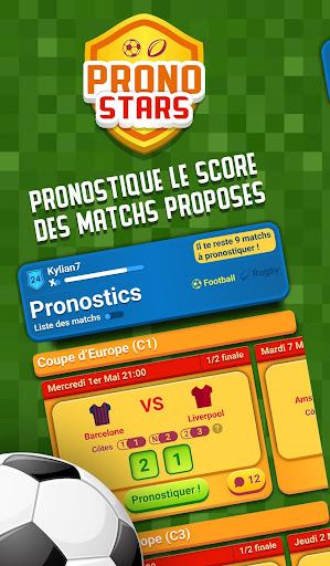 Paris sportif gratuit de football et de rugby  astuce captures d'écran 1