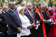 At a Good Friday service, Durban mayor Mxolisi Kaunda, left, announced the release of land to 23 churches.
