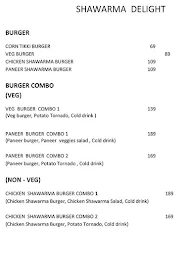 Shawarma Delights menu 1