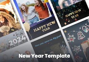 New Year Photo Editor Screenshot