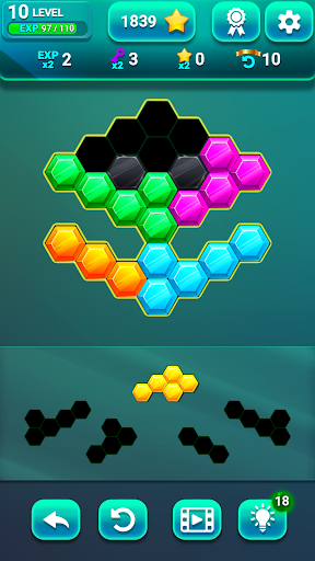 Screenshot Hex Block Puzzle Games Offline