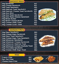 Choice Foods menu 1