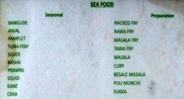 Hakunamatata Manipal menu 