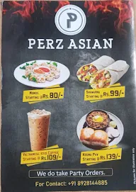 Perz Asian menu 2