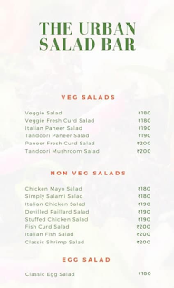 The Urban Salad Bar menu 1