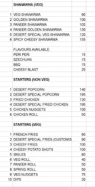 Sri Samy Foods menu 1