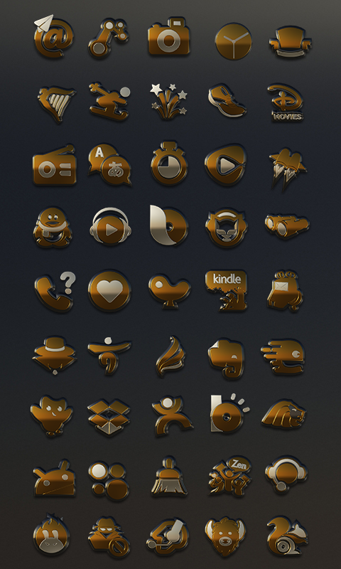 Geneve HD Icon Pack Screen 2
