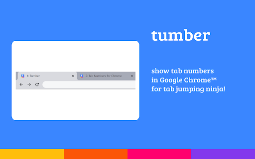 Tumber - Tab Numbers for Google Chrome™