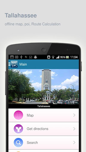 Tallahassee Map offline