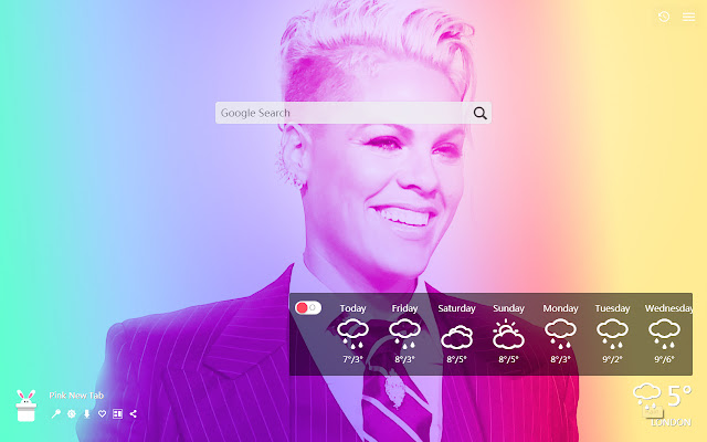 Pink New Tab, Wallpapers HD