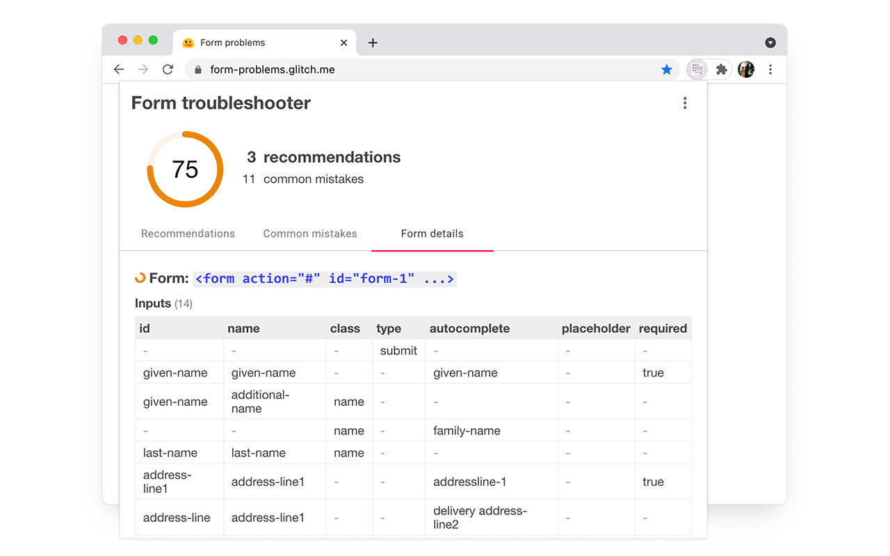 Form Troubleshooter Preview image 5