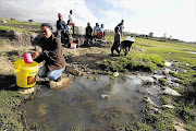 UNFATHOMABLE: There is a real threat of an outbreak of waterborne disease in Nelson Mandela's home village as taps run dry and residents are forced to draw water from pools used by livestock