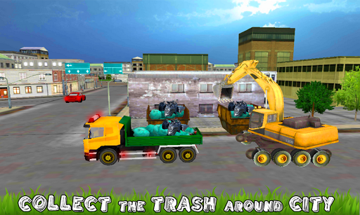 City Excavator Garbage Truck