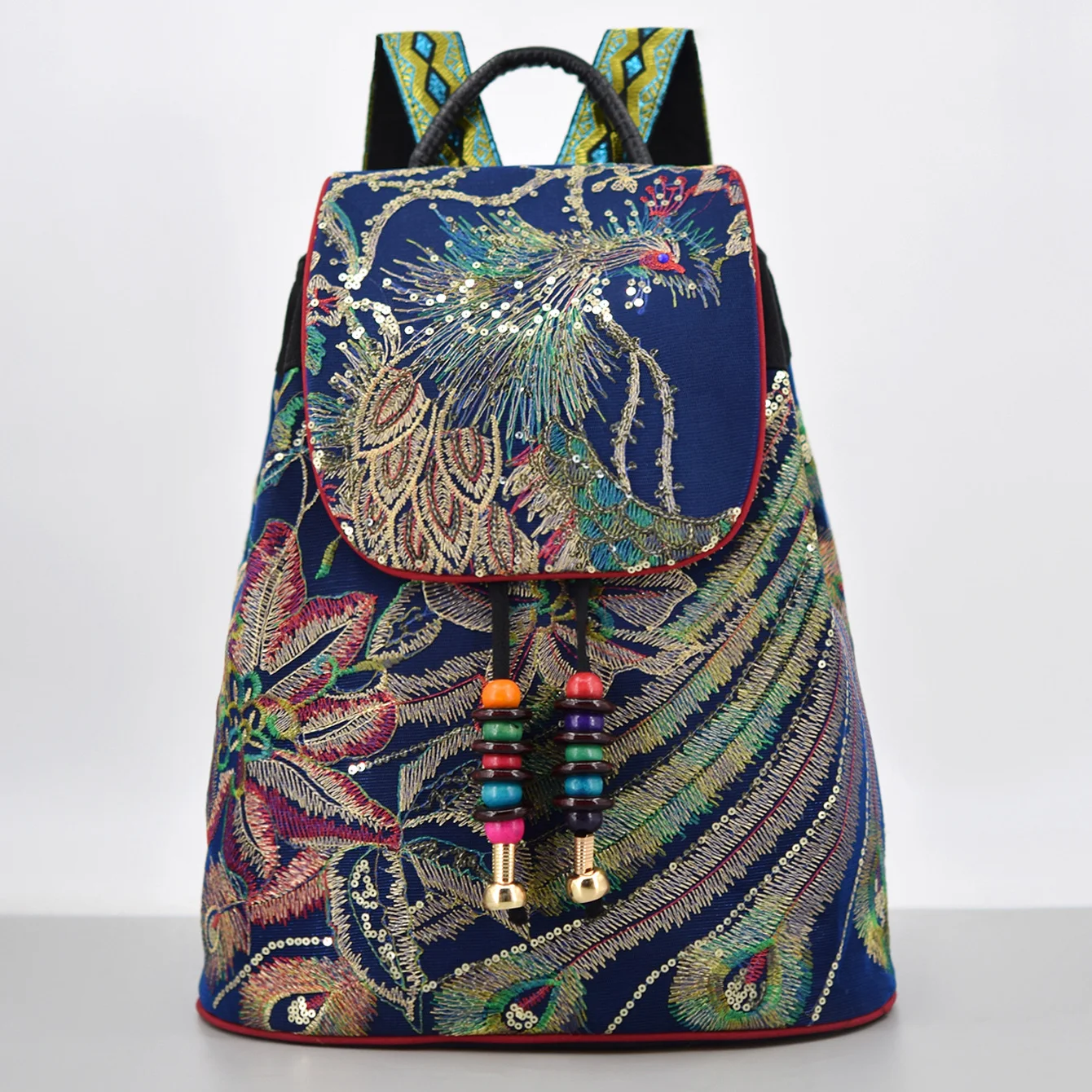 Title 4, Dames canvas bucket rugzak, ideaal voor dagelij...
