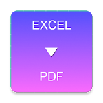 Cover Image of Download EXCEL to PDF Converter 1.0 APK