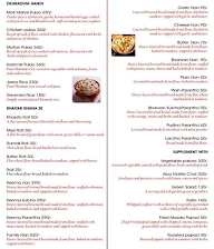 The Taste Of Thar menu 1