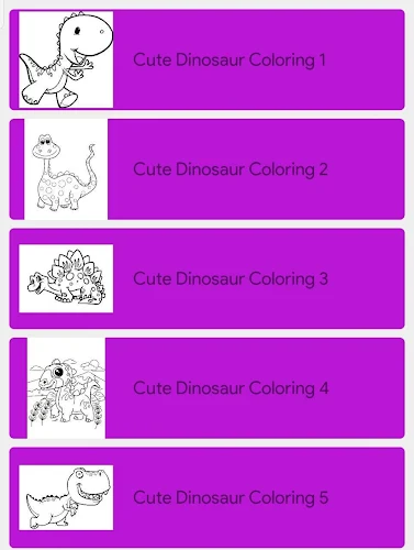 Buku Mewarnai Gratis Dinosaurus Lucu Versi Terbaru Untuk Android Unduh Apk