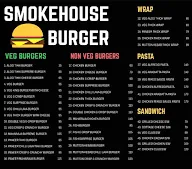 Smokehouse Burger menu 2