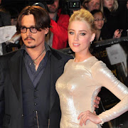 Amber Heard and Johnny Depp.