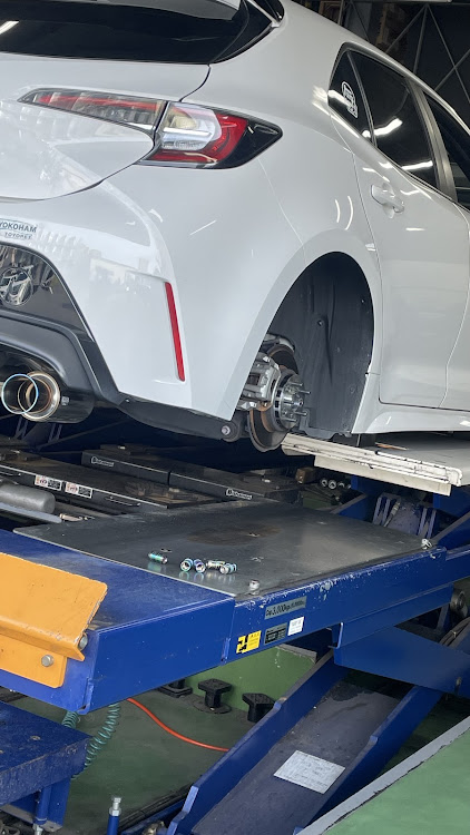 カローラスポーツの純正流用ホイール・ワイトレ20mm・ワイトレ装着・協永産業ワイトレ・ドライブに関するカスタム事例の投稿画像1枚目