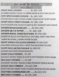 Hawker's Unforked menu 6