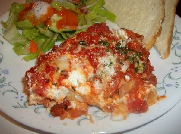 Egg Noodle/ Cream Cheese Lasagna_image