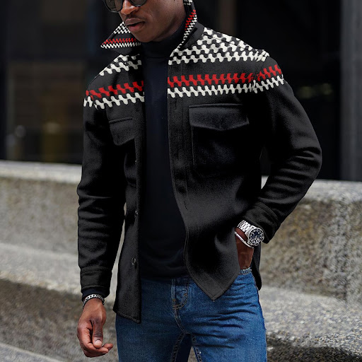 Title 5, Mens Casual All-match Handsome Jacket Coat, a ...