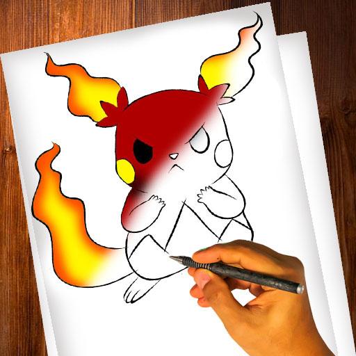 how to draw pokemonstar 2 anime and manga