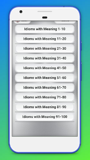 Idioms with Hindi Meaning Offline