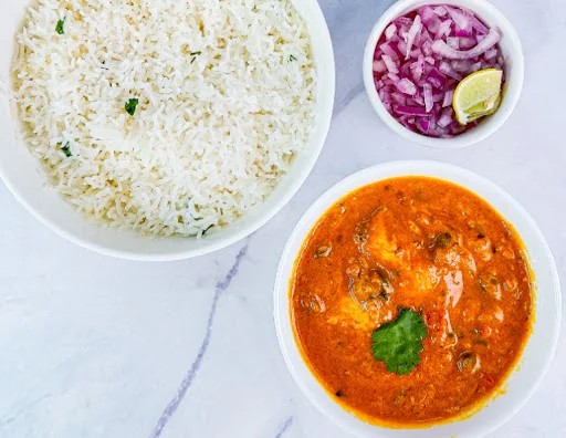 Paneer Butter Masala & Plain Rice