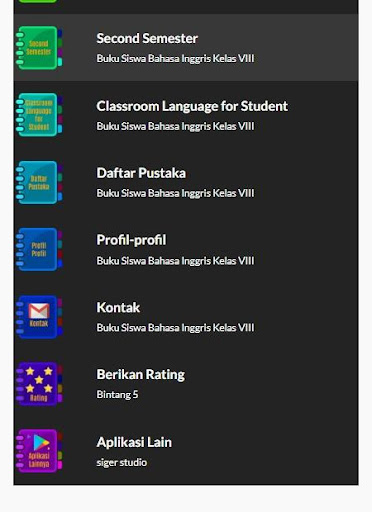 Buku Bahasa Inggris Kelas VIII untuk Siswa