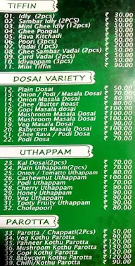 Sangeetha Bhavan menu 5