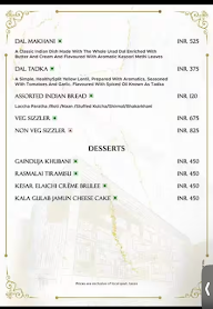 The Solitaire - Kohinoor Continental Hotel menu 2