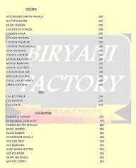 Biryani Factory menu 1