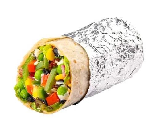 Fajita Peas Veggies Burrito