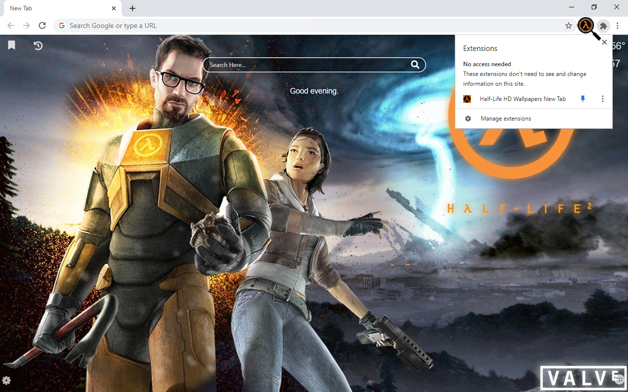 Half-Life HD Wallpapers New Tab Preview image 5