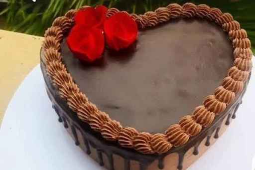 Chocolate Mousse Heart Heaven Cake
