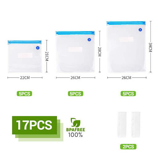 Title 5, Vacuum composite packaging bags Keep food fresh...