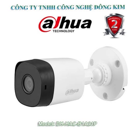 Camera Dahua Dh Hac B1A21P 2M 1080P - Thân Trụ Ngoài Trời