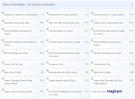 Get-A-Way Icecream & Desserts menu 1